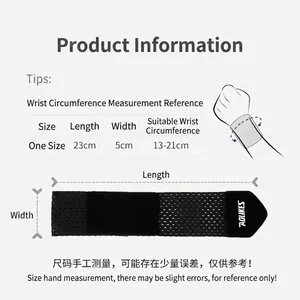 Breathable compression mesh wristband for sports fitness and tendon protection