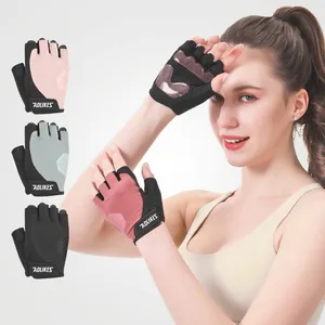 Atmungsaktive Halbfinger Fitness Handschuhe Für Gewichtheben Radfahren Mesh Anti Rutsch Gym Sport Trainingshandschuhe Unisex