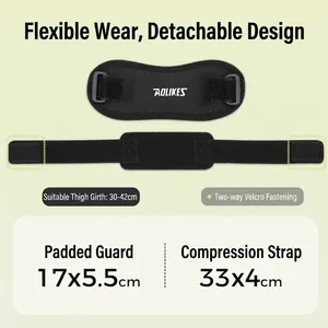 Sangle rotulienne réglable AOLIKES avec design antidérapant pour soutien du genou