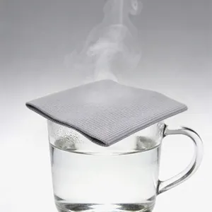Breathable grey compression sports wristband showing high steam permeability demo