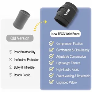 AOLIKES adjustable TFCC wrist support strap for compression, sports protection and stability
