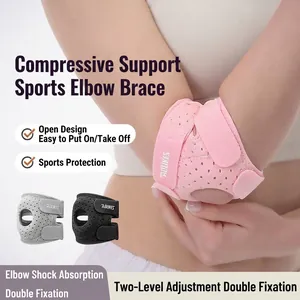 Coudière Sportive AOLIKES Manchon de Compression Réglable Enveloppement en Nylon Respirant pour Basketball Tennis Fitness Soutien