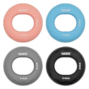 Aolikes juego de anillos de silicona para agarre manual doble fuerza 20LB a 50LB
