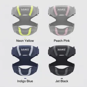 Sangles de genou rotuliennes réglables à double compression disponibles en quatre couleurs