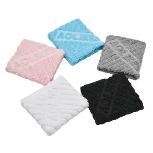 Set de poignets de sport AOLIKES en coton respirant en cinq couleurs pour le basket et la course