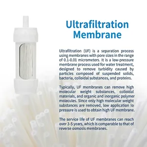 Filtro d'acqua portatile a gravità UF da 2-3L per campeggio ed escursioni