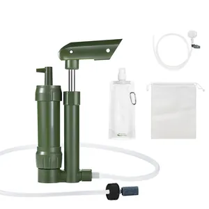 Portable outdoor water purifier survival gear with ultrafiltration membrane system