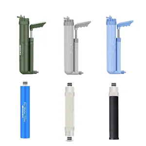 Filterwell portable outdoor water filter system with UF cartridges for hiking gear