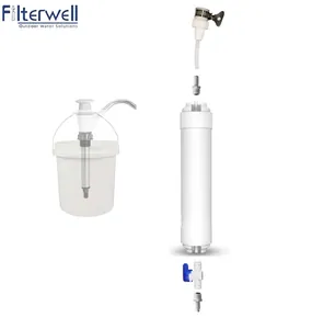 Portable outdoor water filter system for RV camping, hiking, and emergency survival