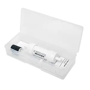 Portable outdoor water filter straw emergency kit with storage box for survival camping hiking
