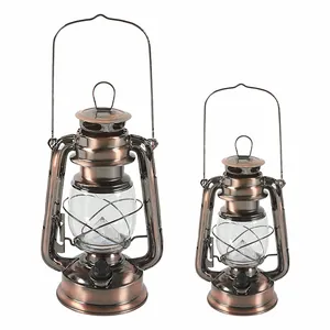 Vintage LED Φανάρι Κάμπινγκ Επαναφορτιζόμενο Ρετρό Λάμπα Κηροζίνης Φορητό Κρεμαστό Φως για Σκηνή Κήπο Διακόσμηση