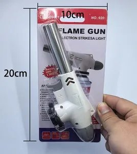Industrieller Lötbrennerkopf in Verkaufsverpackung mit Maßen von 20 cm mal 10 cm
