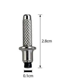 Ersatzspitze aus hochfestem Kohlenstoffstahl für Trekkingstöcke mit 2,8 cm Längenangabe