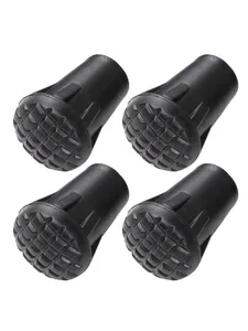 Universal Trekking Pole Foot Cover PVC Wear Resistant Anti Slip Tip Protector For Outdoor Hiking Walking Stick Replacement Head