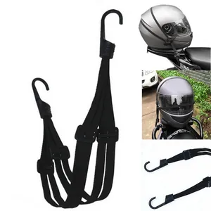 Corda elastica per bagagli e casco moto con ganci resistenti