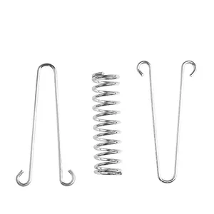 High-strength stainless steel spring and hook components for outdoor camping tent setup