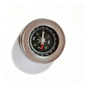 Professioneller 60mm Edelstahlkompass für Outdoor mit chinesisch-englischer Beschriftung