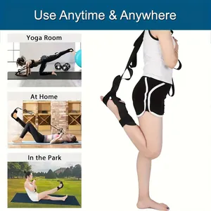 Correa de estiramiento de múltiples lazos para yoga y rehabilitación de ligamentos