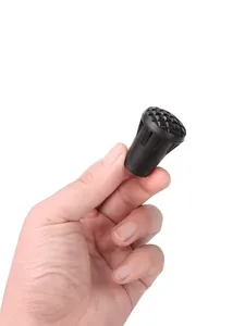 Durable non-slip rubber tips for trekking poles, ideal replacement hiking accessories.