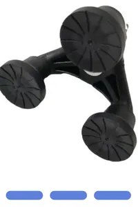 Durable non-slip rubber tripod base replacement tip for walking canes and crutches