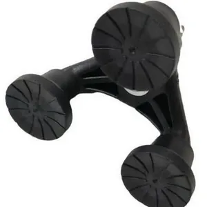 High-quality anti-slip tripod rubber cane tip base for walking sticks and crutches
