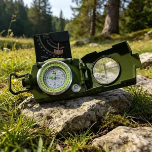 Hochpräziser militärgrüner taktischer Kompass mit Neigungsmesser für die Navigation