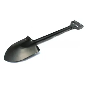 Multi Functional Outdoor Carbon Steel Shovel With D Handle Professional Camping Gardening Tool Portable Manganese Steel Spades