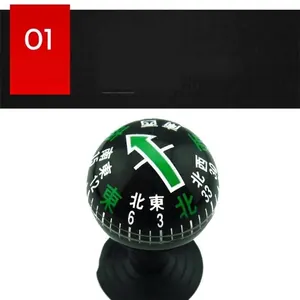 Portable Car Compass Ball 38mm Plastic Suction Cup Compass for Outdoor Hiking Camping Navigation Directional Indicator