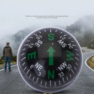 High precision 28mm portable spherical outdoor ball compass for hiking camping