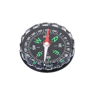 Portable lightweight 4.5cm camping compass for outdoor hiking and navigation