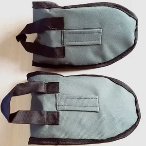 Durable gray folding shovel storage pouches for heavy duty outdoor camping equipment