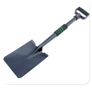 Vanga da campeggio multifunzionale con impugnatura ergonomica a D e grip antiscivolo verde