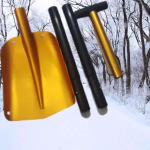 Pala da neve portatile staccabile in alluminio kit per campeggio ed emergenza