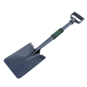 Vanga da campeggio multifunzionale con impugnatura ergonomica a D e manico antiscivolo