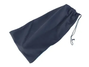 Durable black drawstring storage pouch bag for foldable aluminum alloy snow shovel accessory