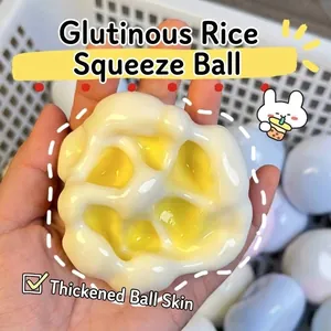 Handgemaakte mochi-stijl squishy stressbal voor ontspanning en diepe angstverlichting