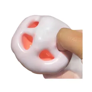 Zacht squishy decompressie stressballetje met elastische textuur