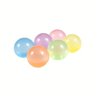 Lot de 6 balles anti-stress colorées en maltose souple pour le jeu de décompression