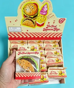 Ρεαλιστικό παιχνίδι taco αργής επαναφοράς σε πολύχρωμη συσκευασία λιανικής με κουτί έκθεσης
