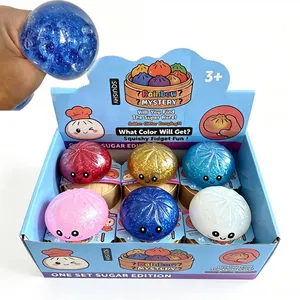 Regenbogen Mystery Glitzer Knödel Squishy Fidget Spielzeug Set Edition