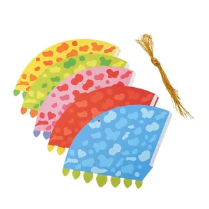 Kit cappelli da festa dinosauro fai-da-te colorati con cordoncino dorato per bambini