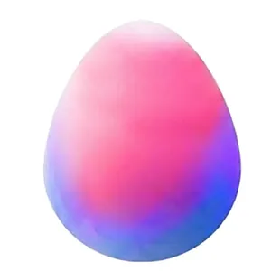 Colorful gradient egg-shaped squishy toy for stress relief and sensory relaxation