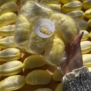 Set of soft slow rebound durian-shaped squishy stress relief toys in packaging
