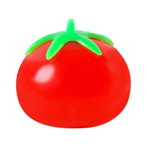 Giocattolo squishy pomodoro rosso realistico antistress per ufficio e casa rilassante