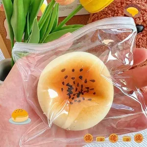 Simulatie eigeel gebak squishy speelgoed voor stressverlichting en traag herstel