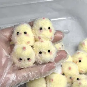 Süße Mini Küken Squishy Spielzeuge zum Stressabbau mit weicher flauschiger Textur