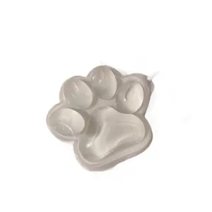 Juguete blandito gigante translúcido con forma de pata de gato antiestrés y relajación