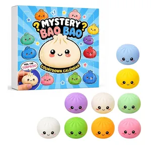 Calendario de cuenta regresiva Mystery Bao Bao con juguetes blandos y dimensiones reales