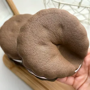 Realistic chocolate sandwich cookie slow rebound squishy toy for stress relief and fun
