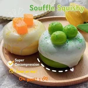 Προσομοίωση Σουφλέ Squishy Παιχνίδι Φράουλα Μάνγκο Μύρτιλο Αργή Επαναφορά Ανακούφιση από το Στρες Αισθητηριακό Παιχνίδι για Παιδιά Ενήλικες